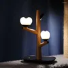 Nattlampor 1st intelligent sensor ljus kärlek träd led ögonskydd skrivbord lampa USB laddningsbart sovrum sängplats