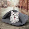 Talk Kennel Cat Nest Small Dog Bed Cat Bed Warm Sleeping Bag For Teddy Hamster Kitten Portable Pet Bed Rabbit Nest 240226