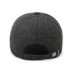 Berretti da baseball Cappello invernale da uomo con paraorecchie Protezione per le orecchie Addensare cotone caldo berretto da baseball snapback per uomo Fare vecchi cappelli da papà all'ingrosso A187