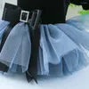 Vestuário para cães Vestido para animais de estimação com grande laço trajes de casamento para cães pequenos Halloween