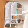 収納ボックス湿気のあるバッグ透明な衣服マルチポケットジッパーが服を着ている