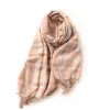 Designer scarf for women New Thick Scarf South Korea Warm and Sweet Imitation Cashmere Scarf Plaid Shawl Neck Women