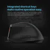 Mouse ZELOTES F36 T50 Mouse Bluetooth verticale wireless cablato 2.4G RGB Programmazione a 8 tasti Mouse da gioco ergonomico 12800 DPI per PC Mac