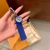 Porte-clés Designer Porte-clés Boucle de clé Amoureux faits à la main Porte-clés Sacs Bleu Porte-clés Cadeaux 240303