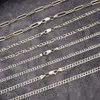 Plated Paperclip Chain 925 Long Chain Women Necklace Jewelry Gold Sliver Necklaces 925 Silver Stamped Free Link Chain