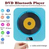 プレーヤーホームオフィスウォールマウントDVDプレーヤーサウンドLCDディスプレイ付きBluetooth HDMIリモートコントロールCD学習者DVD/CDプレーヤーオーディオFMラジオ