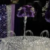 Sliver Metal Crystal Wedding Centerpiece stojak na stół wysoki układ ślubny stół centralny dekoracja hotelowa 652