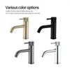 Bathroom Sink Faucets Brushed Gold Basin Faucet Deck Mounted Knurled Style And Cold Water Mixer Single Handle Hole Tap