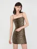 Повседневные платья Wsevypo, женское сексуальное леопардовое платье-футляр 2024, летняя мода на тонких бретельках, облегающее мини-мини для ночного клуба, бара, улицы
