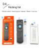 Box Vontar G21 Pro Voice Remote Control 2.4G Wireless Tangentboard Air Mouse With IR Learning Gyros för Android TV Box H96 Max X3 Pro