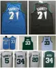 Ganze Herren-Sporthemden 21 Kevin Garnett Trikot Schwarz Blau Weiß 34 Paul Pierce Trikots 5 Kevin Garnett 20 Ray Allen Shir4345376