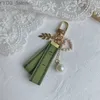 Keychains Lanyards Designer Luxury female ring Pearl green GGG couple gift nice 240303