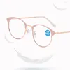 Sonnenbrille Männer Vision Care Metallrahmen Presbyopie Brillen Weitsicht Brillen Anti-UV Blaue Strahlen Lesebrille