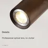 Lustres de grão de madeira led com holofote para sala de estar quarto luzes de teto iluminação decoração preto lustre cozinha luminária