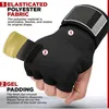 2st Gel Boxing Gloves Boxing Hand Wrap Inner Gloves With Long Wrist Strap MMA Muay Thai Combat Training Hand Protective Gear 240226