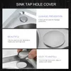 Kitchen Faucets 4 Pcs Sink Hole Cover Tap Plug Plugs Washbasin 304 Stainless Steel Faucet Accessory