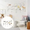 Frames Tassels Rope Home Office Hanging Picture Bedroom Gift Wall Decor DIY With Clips Living Room Dormitory Display Po Frame Set