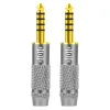 アクセサリーGeekria Apollo 4.4mm男性から3.5mm（1/8 ''）女性と4.4mmの男性から2.5mmの女性バランスヘッドフォンプラグアダプター（2 PC）