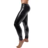 Calças compridas masculinas leggings de couro falso calças apertadas de couro do plutônio pólo dança calças magras boate calças dos homens festa clubwear 3xl/4xl