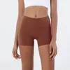 Ao-88 yoga dupla face chão três partes calças de yoga calças femininas de cintura alta e levantamento de quadril shorts esportivos