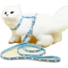 Dog Collars Cute Cat Collar Harness Leash Adjustable Pet Traction Kitten Halter Puppy Product Small Belt