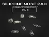 silicone nose pad eyeglasses nose pad 1000pcs glasses part screw in push in4215875