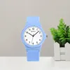Horloges Verstelbare polsmaat Horloge Schokbestendig Unisex Digitaal met waterdichte print Wijzerplaat Kunstleer band voor student
