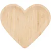 Dinnerware Sets Wooden Pallets Christmas Trays Marble Decor Plastic Heart Shaped Bowl Multi-use Plate Decorate Decorative For Centercenter