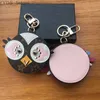 Keychains Lanyards 2023 Owl Designer Animal Fur Chick Necklace Leather coin card lvi wallet box 240303