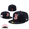 Sıcak takılmış şapka boyutları fit beyzbol futbolu snapbacks futbol şapka dikiş spor dünyası yamalı tam kapalı dikişli şapkalar mix sipariş 7-8