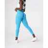 Lud wyrównany konturowa Pant Contour bezproblemowe Legginsy Women Butt 'Lift Curves Trening Rajstopy Yoga Pants Gym Outfits Fitness Sports Zużycie różu C6206 Jogger Gry LU-08 2024