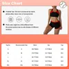 Women's Swimwear Swimsuit Two Pieces Gymnastic Swimming Suit Sleeveless Front Zipper Sport Bra Crop Vest Tank Top Shorts Set Tracksuit