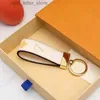 Keychains Unisex Keychain Card Luxury Designer Keyring Zinc Alloy Letter Lanyard Keychains box 240303