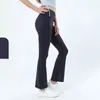 Lu primavera nueva nube sentido bolsillo Honey-pantalones yogi cintura alta elevación de cadera ejercicio fitness pantalones femeninos nude sense yoga pantalones