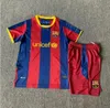 kit infantil Retro BarcelonaS camisas de futebol 05 06 08 09 11 12 100º clássico maillot de foot RIVALDO RONALDO GUARDIOLA RONALDINHO 10 11 14 15 XAVI MESSIS camisa de futebol