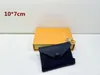 Designer Purse Mini Designer Wallet L Small Size V Card Seat Small Size Fashion Leather Key Bag Coin High Quality Wallet