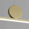 Pendelleuchten Nordic Simple Gold / Schwarz LED Bar Kronleuchter Beleuchtung Modernes Büro Restaurant Küche Studie Hängeleuchte Streifen