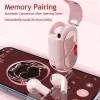 Écouteurs Nouveau casque sans fil Bluetooth à la mode en forme de coeur TWS casque femmes en forme de coeur écouteurs intra-auriculaires Couple écouteur Presen