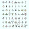18kgp Fashion diy wish pearl gem beads locket cages lovely charms pendant mountings whole 100pcs lot can mix different styl284c