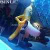 2024HOT SALE 5MH (16,5ft) Med fläkt Uppblåsbar bananmodell för karnevalsdekoration Rolig stående fruktballong till evenemangsfestpark