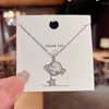 Pendant Necklaces Silver Plated Planet Earth Necklace With Opal Stone Woman Fashion Jewelry Titanium CZ Moon Star Saturn Collar Acero