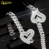 New Design Fashion Jewelry Necklaces Pass Diamond Tester Vvs Moissanite Lab Diamond S925 Sterling Chain Necklace Hip Hop Jewelry