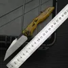 Toppkvalitet 7650 Folding Knife Sharp High Hardness D2 Steel Blade PEI Transparent handtag Camping Survival Practical EDC Cutting Fishing Tool 509