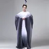 Toneelkleding Klassieke Volksdans Feekleding met lange mouwen Watermouwen Kostuums Volwassenen Oude Nationale Hanfu Yangko-uitvoering