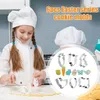 Backformen Ostern Keksausstecher Niedliche Cartoon-Formen Edelstahlform für Kuchen Home Kitchen Tool