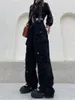 Damesbroeken Lente Amerikaanse retro heavy-duty functionele stijl Multi-pocket cargo voor mannen en vrouwen Legergroene hiphop casual broek