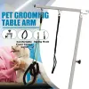 Accessories Pet Dog Grooming Arm Pet Dog Grooming Table Bracket Arm with Restraint Rope Telescopic Table Hanger Pro Durable Pet Accessories