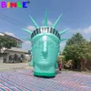 Jumbo 6mh (20 قدمًا) مع تمثال عملاق منفاخ من Liberty Head Balloon Man Sculpture للإعلان والديكور