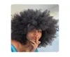 Style femmes cheveux indiens court bob crépus bouclés perruque naturelle Simulation cheveux humains afro courte perruque bouclée39013875499186