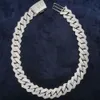 Aangepaste naam sluiting Big Guy 26mm Rappers Iced Out Cubaanse Link Chain Diamond Moissanite Mens Chunky Chain ketting